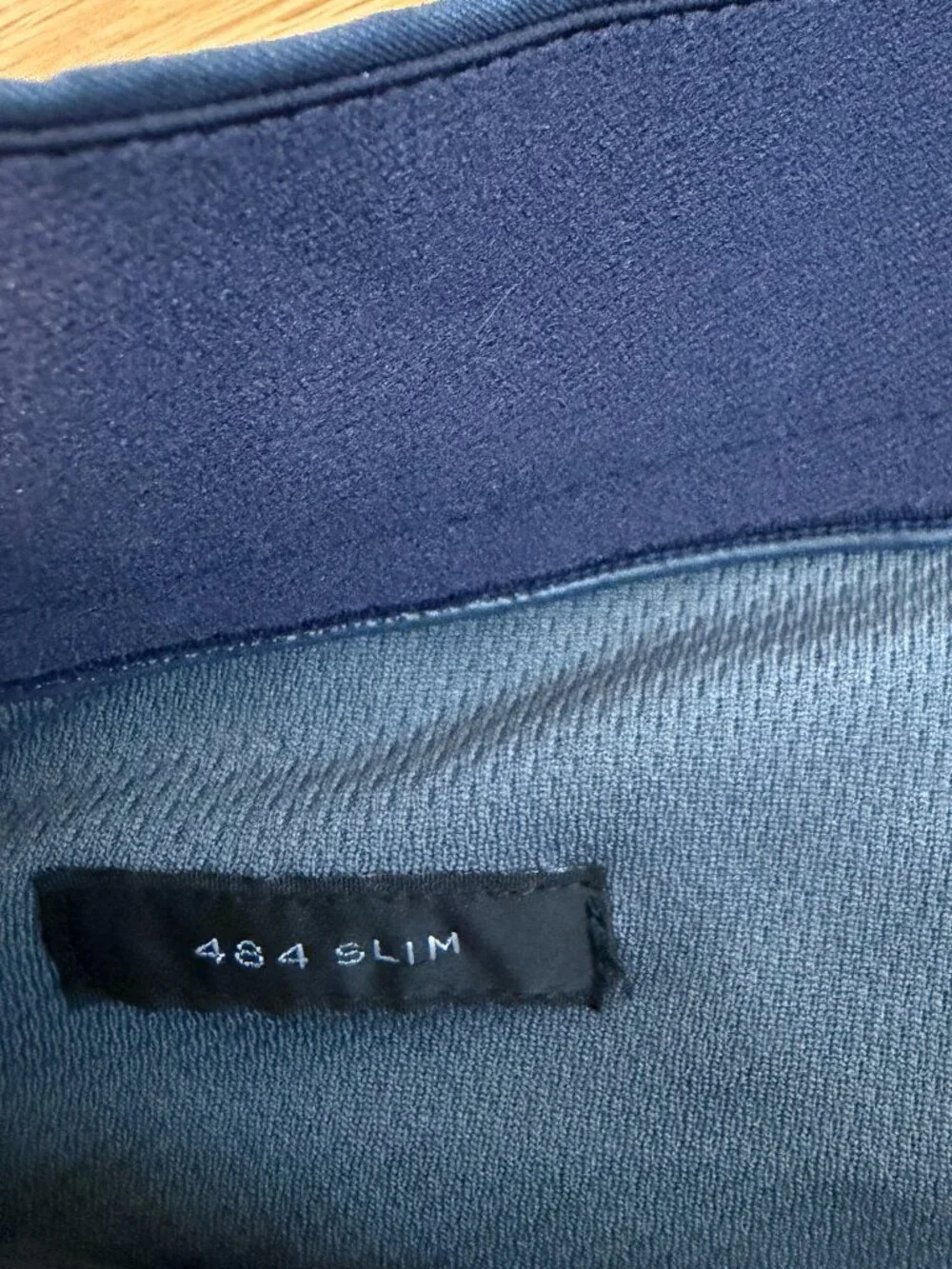 Men's JCrew Stretch 484 Slim Navy Pant, 28/30